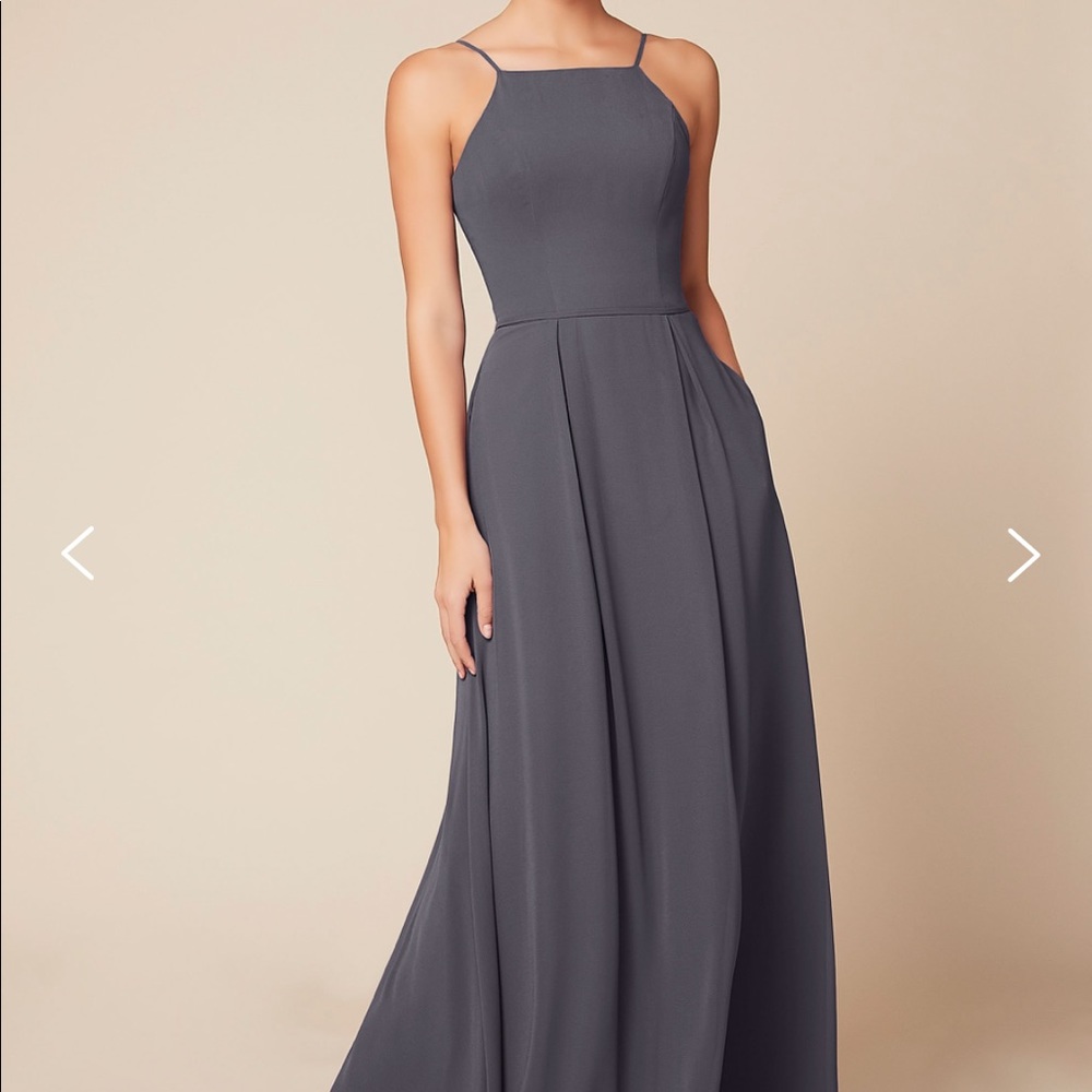 Grey/Blue bridesmaid dress DEAR CLEO